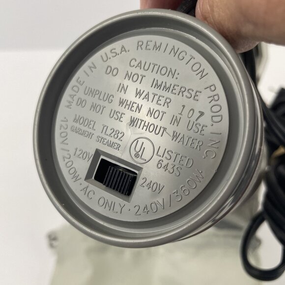 Remington Clothes Fabric Steamer Folding Handle Model TL-282 Compact Pouch - Picture 6 of 10